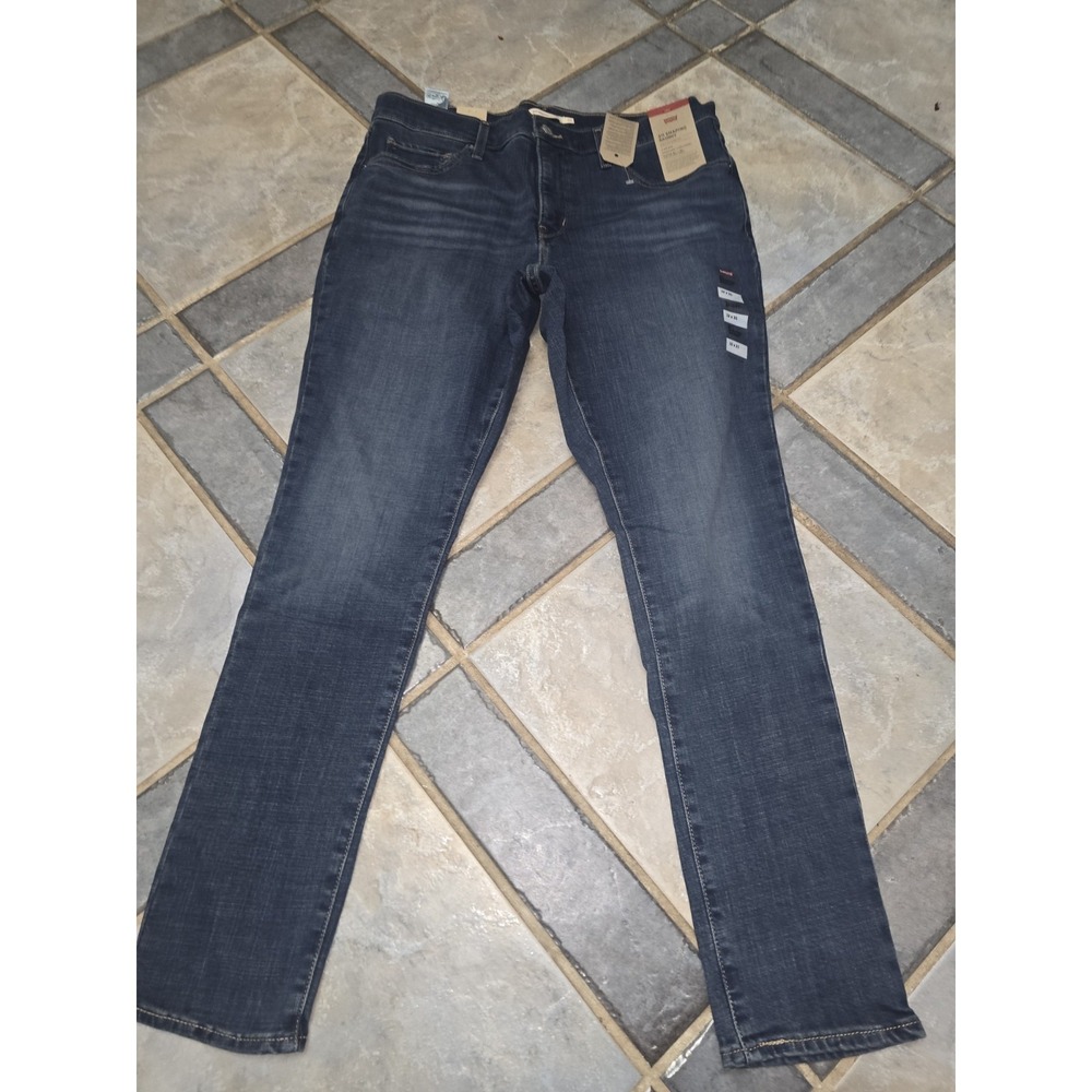 Levi's Women's 14 Medium W32 L30 311 Shaping Skinny Hypersoft Blue Denim Jeans